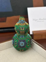 Song Brocade Gourd Car Charm – Imperial Jade - Image 4