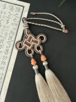 Artisan Dust Knot Charm – Infinite Fortune – Antique Rose - Image 2