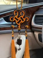 Artisan Dust Knot Charm – Zen Guardian – Golden Tiger - Image 6