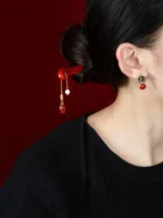 Chinese Lacquer Hairpin – Sacred Lotus with Opal Inlay – Purity & Hope - Image 5