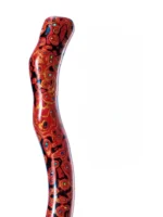 Chinese Lacquer Hairpin – Celestial Jade Branch – Precious Opal - Image 3