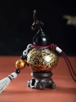 Chinese Lacquer Gourd – Fortune & Longevity Talisman