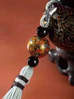 Chinese Lacquer Gourd – Fortune & Longevity Talisman - Image 5