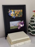 Crochet Purple Floral Bouquet Magnet – Figurine Decor & Luxury Gift Box - Image 5