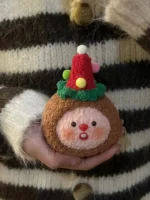 Crochet Christmas Figurine Charm Set – Holiday Motif Accessory - Image 3
