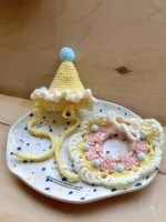 Crochet Westie Figurine Charm – Birthday Motif Knit Accessory Gift - Image 6