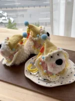 Crochet Westie Figurine Charm – Birthday Motif Knit Accessory Gift - Image 5