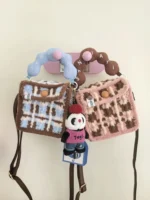Crochet Waffle Texture Bag – Convertible Top Handle Accessory - Image 8
