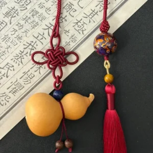 Artisan Knot Charm – Imperial Fortune – Royal Lapis & Tiger