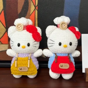 Crochet Chef Figurine – Amigurumi Kitchen Decor & Gift