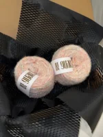 Textured Blend Yarn – Handcrafted Mixed Fiber | 200g Total - Image 3