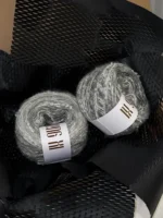 Textured Blend Yarn – Handcrafted Mixed Fiber | 200g Total - Image 5