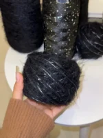 Textured Blend Yarn – Handcrafted Mixed Fiber | 200g Total - Image 8