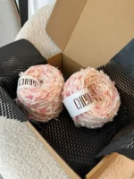 Textured Blend Yarn – Handcrafted Mixed Fiber | 200g Total - Image 2