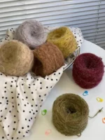 Textured Blend Yarn – Cozy Hats & Winter Projects | 200g Total - Image 2