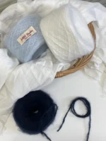 Mohair Blend Fluffy Yarn – Cozy Sweaters & Scarves | 200g Total - Image 2