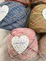 Hand-Dyed Cotton Yarn – Ombre Scarves & Blankets | 200g Total - Image 3