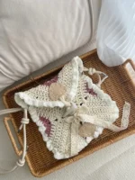 Crochet Granny Square Pouch – Vintage Boho Phone Accessory - Image 6