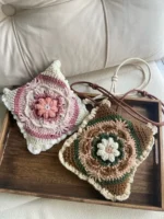 Crochet Granny Square Pouch – Vintage Boho Phone Accessory