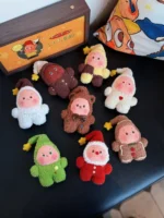Crochet Gnome Figurine – Amigurumi Holiday Mascot Collection - Image 3
