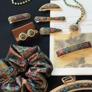 Song Brocade Hair Accessories – Gilded Vines