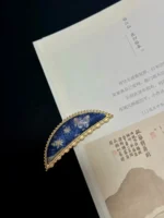 Song Brocade Hair Clips – Starry Night Butterfly - Image 3