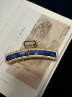 Song Brocade Hair Clips – Starry Night Butterfly - Image 4