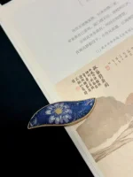 Song Brocade Hair Clips – Starry Night Butterfly - Image 5