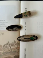 Song Brocade Hair Clips – Black Gold Butterfly - Image 6