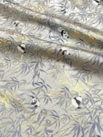 Song Brocade Scrunchie – Panda & Bamboo - Image 7