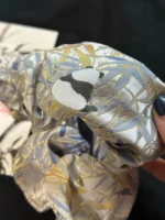 Song Brocade Scrunchie – Panda & Bamboo - Image 2
