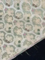 Song Brocade Scrunchie – Master Li's Winding Stream & Plum - Image 4