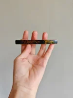Chinese Lacquer Hair Barrette – Gilded Bamboo – Copper French Clip - Image 7