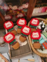 Crochet Pig Figurine Planter – Blossom Amigurumi Decor