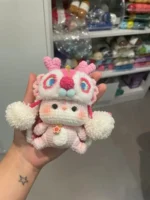 Crochet Lion Dance Figurine – Lunar New Year Mascot - Image 3