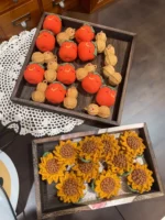 Crochet Sunflower Figurine Charm – Positive Energy Accent - Image 4