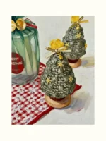 Crochet Mini Pine Figurine – Handcrafted Holiday Decor - Image 6