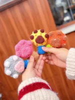 Crochet "Paw Popsicle" Charm – Animal Ice Cream Pendant - Image 9