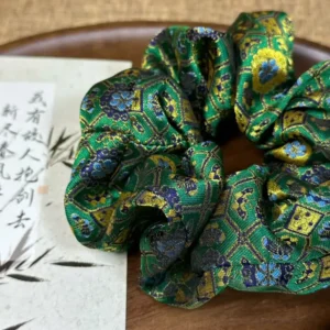 Song Brocade Hair Accessories – Emerald Harmony