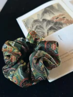 Song Brocade Scrunchie – Prosperity Coins