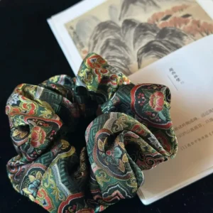 Song Brocade Scrunchie – Prosperity Coins