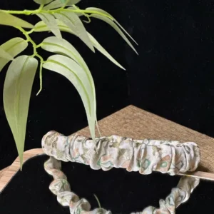 Song Brocade Padded Headband – Shimmering Midnight Rose