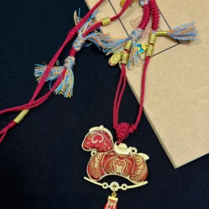 Song Brocade Necklace – Immediate Wealth Horse