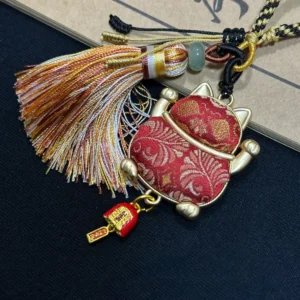 Song Brocade Charm – Lucky Cat