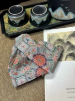 Song Brocade Claw Clip – Sage Green Infinity - Image 3