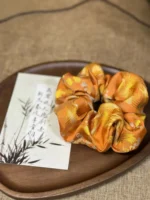 Song Brocade Scrunchie – Phoenix Flight - Image 2