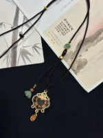 Song Brocade Peace Lock – Treasure Flower - Image 2