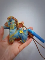 Song Brocade Pony Charm – Master Qian's Pisces - Image 5