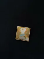 Song Brocade Brooch – Immediate Wealth – Luck Pony Pin