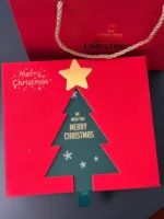 Crochet Christmas Figurine Gift Box – Artisan Tree, Peace Apple Set - Image 3